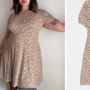 All We Grow Plus Floral Dress, Nasty Gal, Size 14